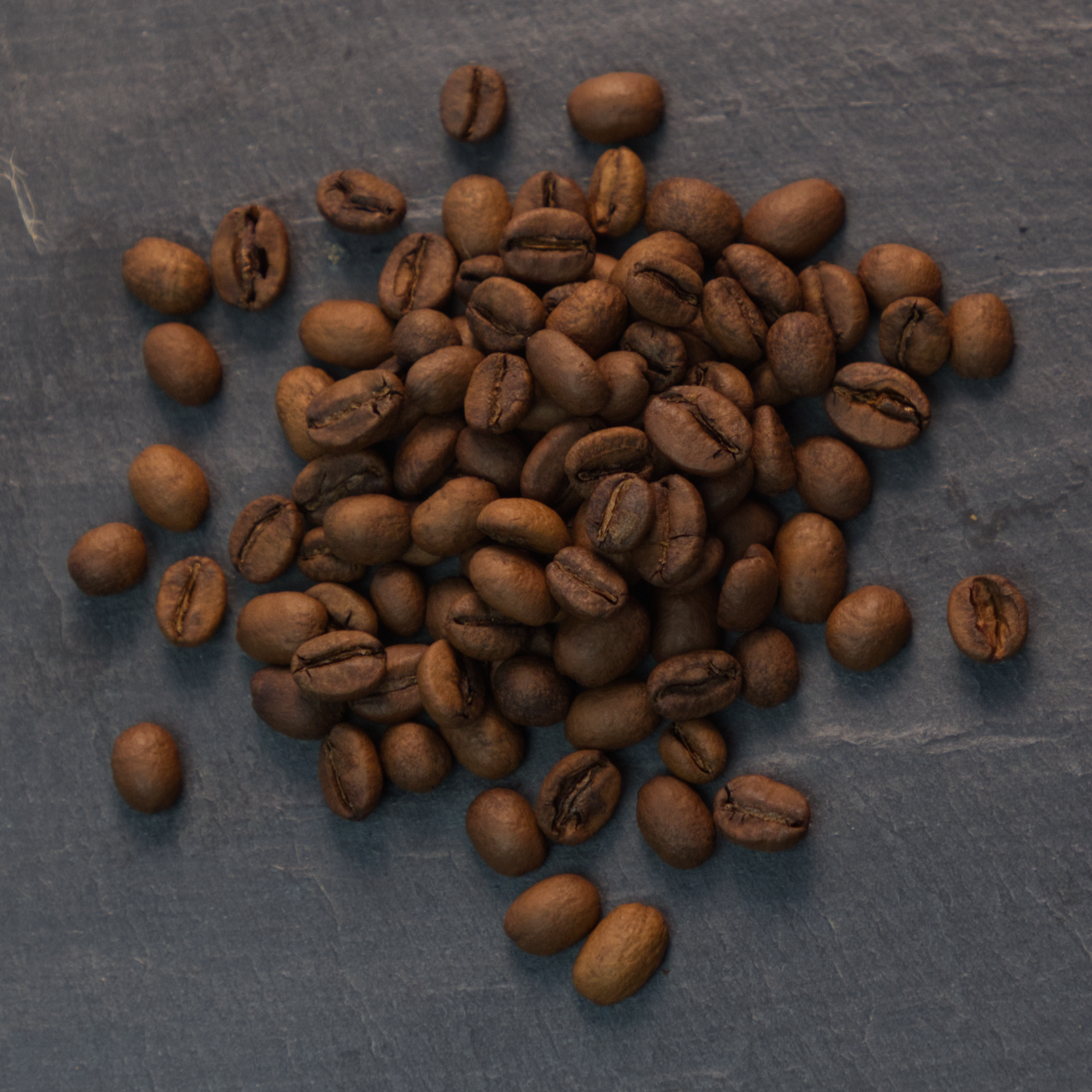 Présentation de grains de café Guji d'Ethiopie, torréfaction et vente en Normandie